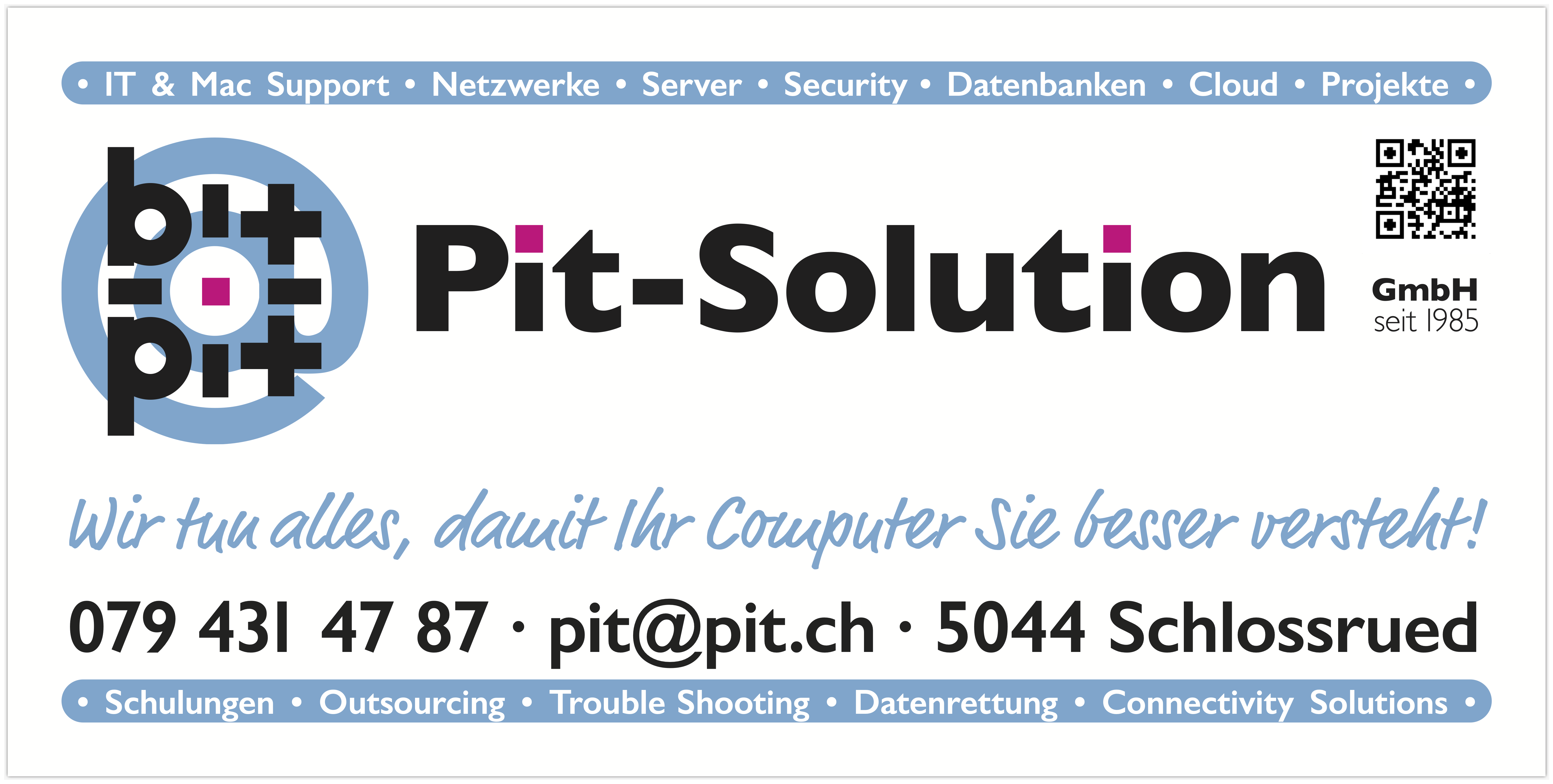 Pit-Solution gmbh Informationsbanner